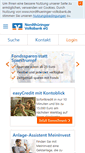 Mobile Screenshot of nordthueringer-volksbank.de